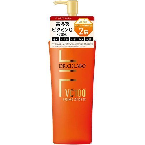 旧モデル VC100 エッセンス ローション EX R 285mL ビタミンC 化粧水 ポンプ 大容量 高保湿 UV 乾燥 美容液 毛穴 敏感 ナイアシンアミド プレゼント 人気ランキング ギフト メンズ スキンケア メンズコスメ ドクターシーラボ
