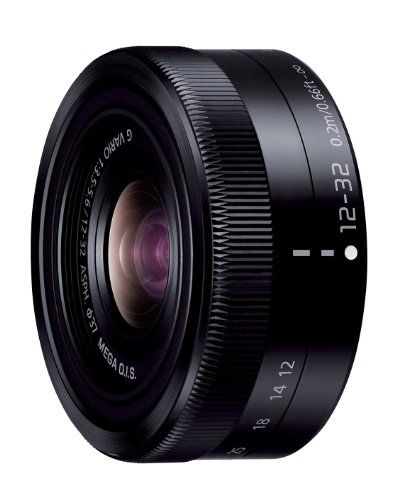 パナソニック 標準ズームレンズ マイクロフォーサーズ用 ルミックス G VARIO 12-32mm/F3.5-5.6 ASPH./MEGA O.I.S. ブラック H-FS12032-Kp 23a09d05