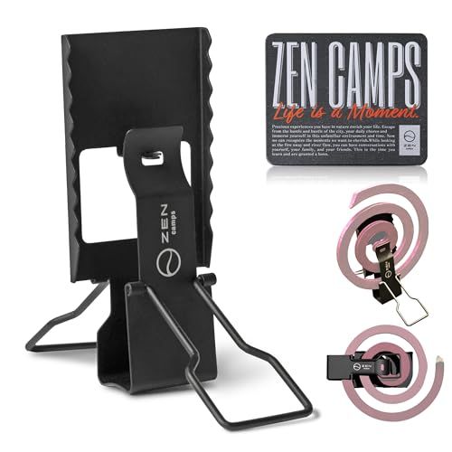 ZEN Camps 蚊取り線香ホルダー ミニ 吊り下げ 携帯 キャンプ アウトドア 蚊取り線香スタンド (2個セット(ブリキ缶付き))送料無料 6fe2f4f2