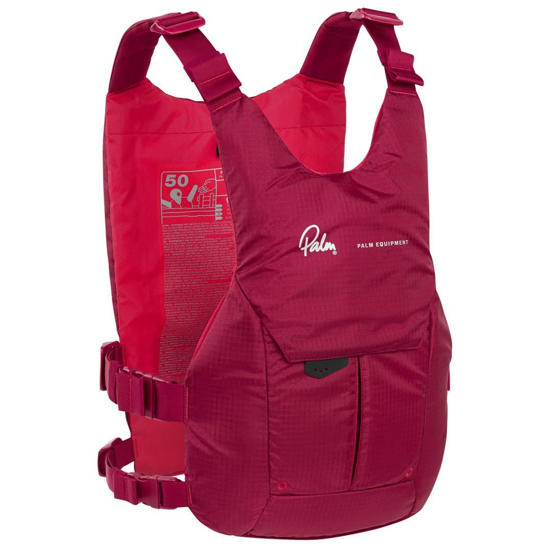 新品 Palm 13189 Solo vest M/L Chilli カヤック ツーリング リバー SUP ライフジャケット 救命胴衣