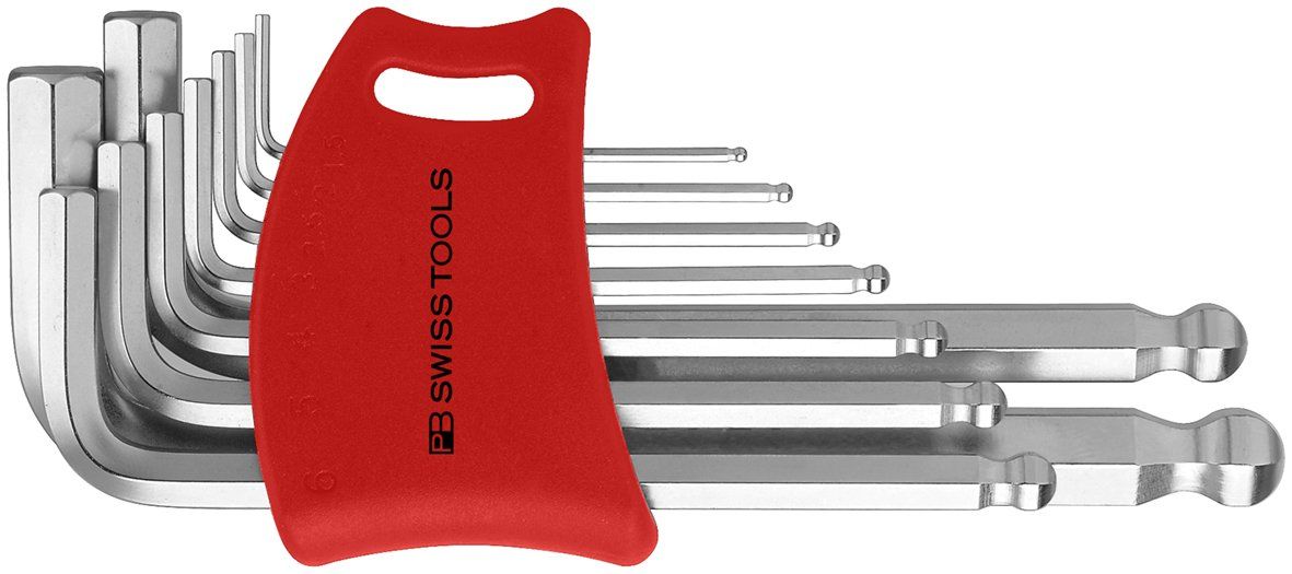 新品 ピービースイスツールズ(PB Swiss Tools) 212DH-10 ボール付六角棒レンチセット(パックナシ) 212DH-10