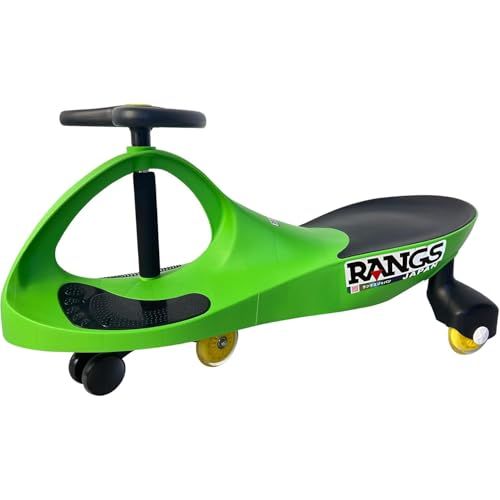ラングスジャパン(RANGS) グッドデザイン賞 グッド・トイ賞 プラズマカー グリーン【ゴム製ウィール標準装備】耐荷重100kg 2人乗りも 室内でも屋外でも PlasmaCar 3歳以上e f7959a5e