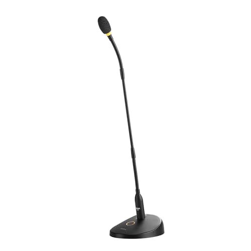 BOYA BY-GM18CU PC用 USBマイク 単一指向性 コンデンサーマイク 会議用 卓上 マイク LEDランプ付き パソコン スタンド マイク プラグ&プレイ ワンタッチ式ミュート フレキシブルな角度調整アーム式 PC Mac Win beb2f32f