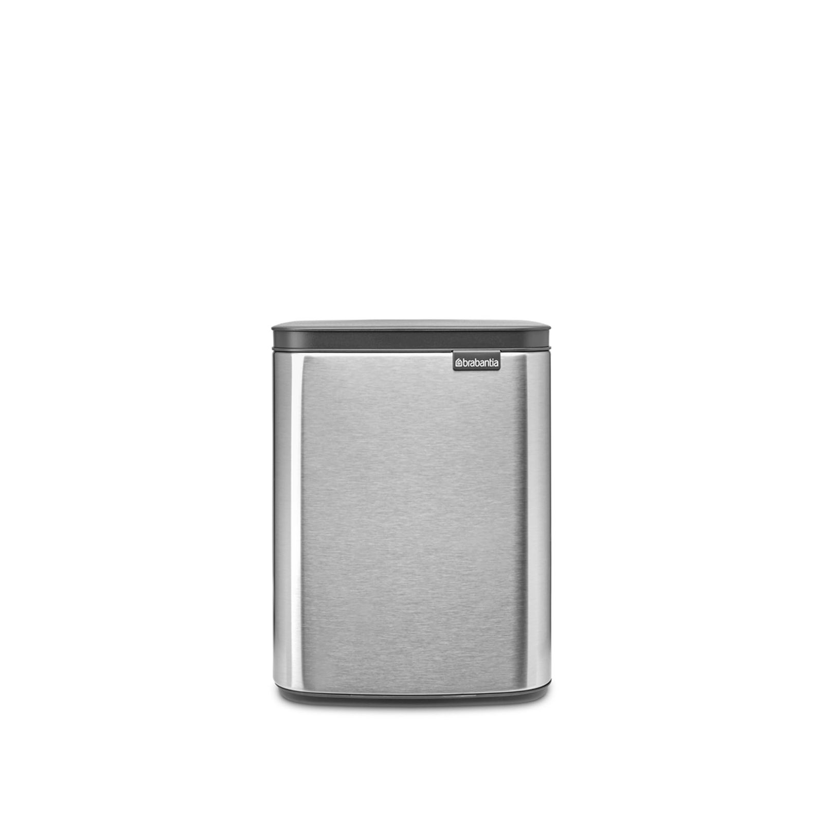 新品 ブラバンシア ゴミ箱 蓋付き 手動式 耐水性 7L 幅24.2×奥行20.7×高さ31.7cm ベルギー製 Bo ウェイストビン FPPマット 222962