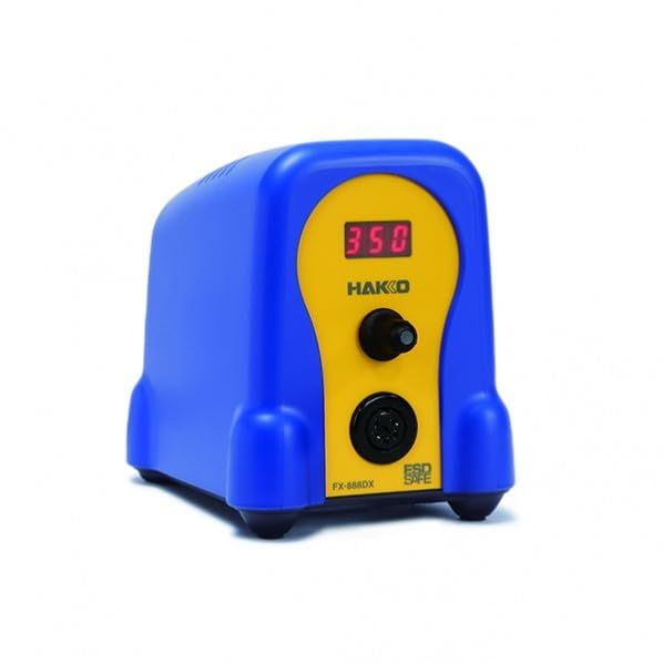 新品 白光 HAKKO 小型温調式ステーションはんだこて ブルー&イエロー ステーションのみ FX888DX-811BY