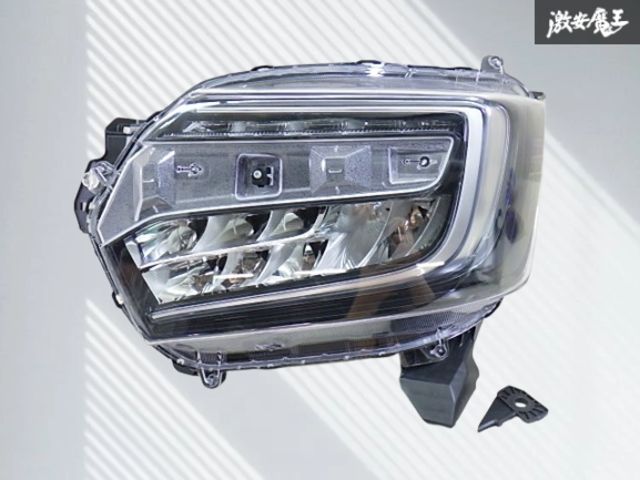 【レンズ綺麗!】ホンダ 純正 JF3 N-BOX カスタム LED ヘッドライト ヘッドランプ レンズ 左 左側 助手席側 印字 J3 STANLEY W3106 即納 棚