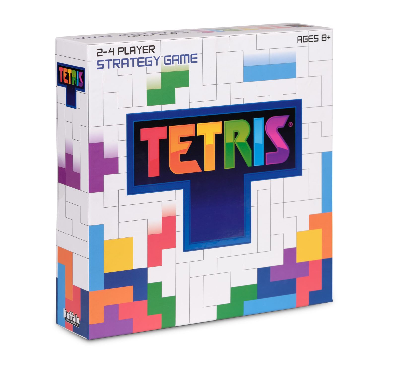 新品 Buffalo Games - テトリス - 戦略的パズルゲーム - 家族や大人のゲームナイトに最適 - 対象年齢8歳以上 - 2~4人用