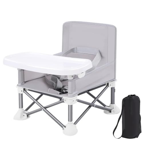 UBRAVOO ベビーチェア テーブルチェア 子供 赤ちゃん 収納袋付き 折り畳み 軽量 滑り止め 丈夫 安全ベルト 耐荷重15kg 折り畳み携帯ベビーシート キッズチェア ダイニングチェア お食事椅子pms 27813e73