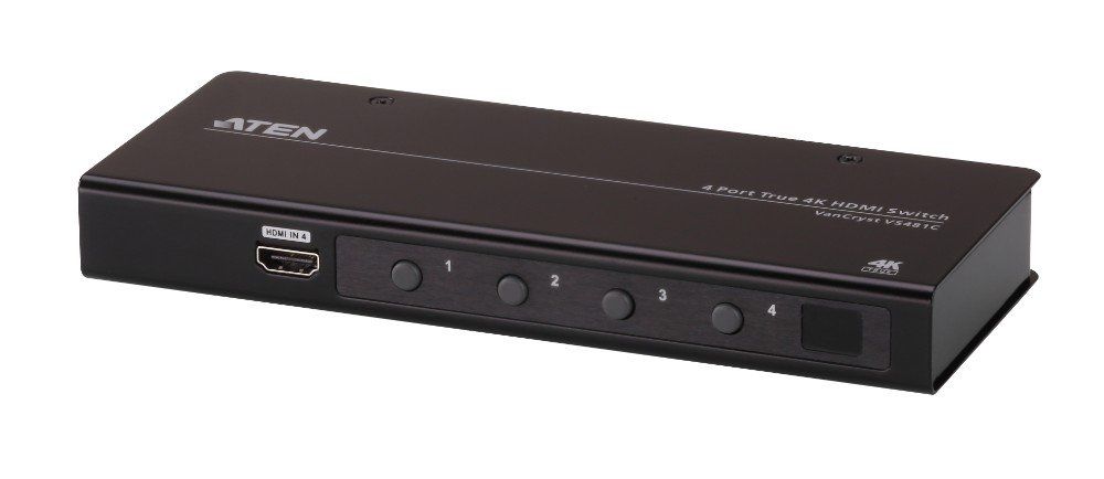 新品 ATEN 4入力HDMIスイッチャー（True 4K対応） VS481C