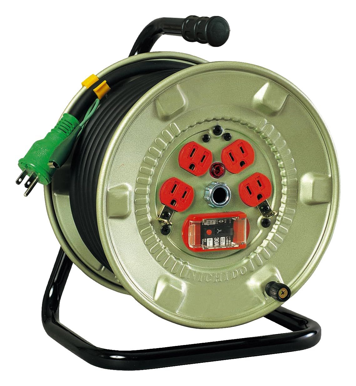 新品 日動工業 電工ドラム 100V 屋内型 過負荷漏電保護兼用ブレーカー付 20m NNP-EK24