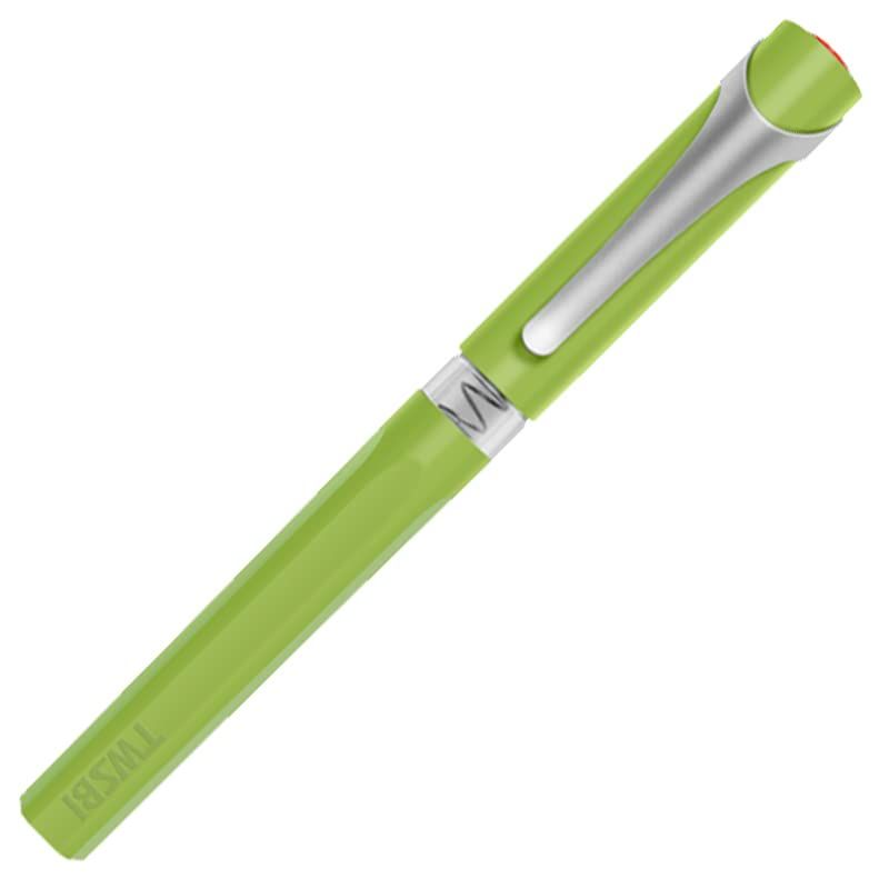 新品 ツイスビー 万年筆 スワイプ ペアグリーン 両用式 中字 M TW110018