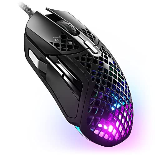 SteelSeries USB ゲーミングマウス 有線 Aerox 5 超軽量 9ボタン 高速反応 長時間使用可能 TRUEMOVE AIRセンサー搭載 62401 ブラックma 1cfd573f