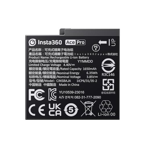 Insta360 Ace/Ace Pro アクションカメラ用 バッテリーe 6d58c852