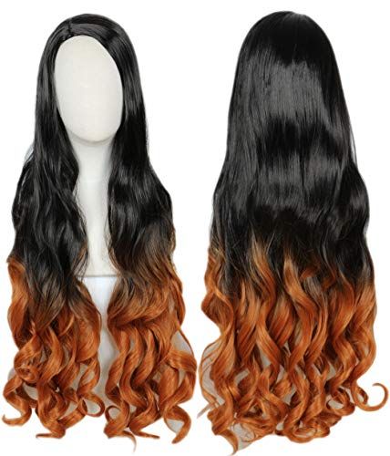 Linfairy 禰豆子 コスプレ ウィッグ 耐熱 ウィッグ コスチューム用小物 お祭り cosplay wig 294pms 6fc3629d