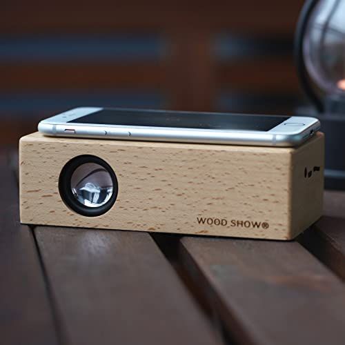 Just place the speaker, smartphone, wooden smartphone music speaker, smartphone music player, expand smartphone sound, portable speaker, Bluetooth connection not required, amplify the sound by simply placing a cell phone or mp3, expand smartphone sound speaker (keyaki wood grain), domestic shipping b92ec9d9