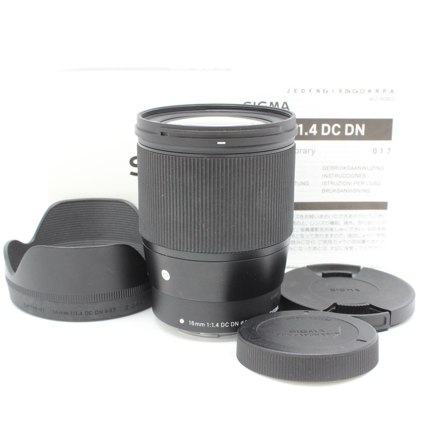 ■ほぼ新品■ SIGMA（シグマ） 16mm F1.4 DC DN Canon EF-M用