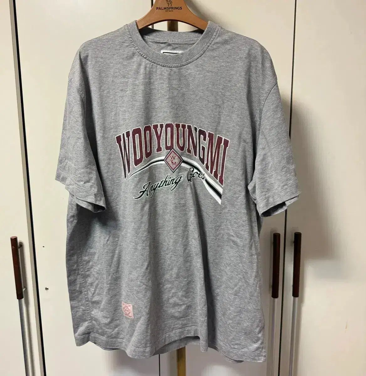25ss WOOYOUNGMI ウーヨンミ レンチキュラー 半袖 グレー (48サイズ)