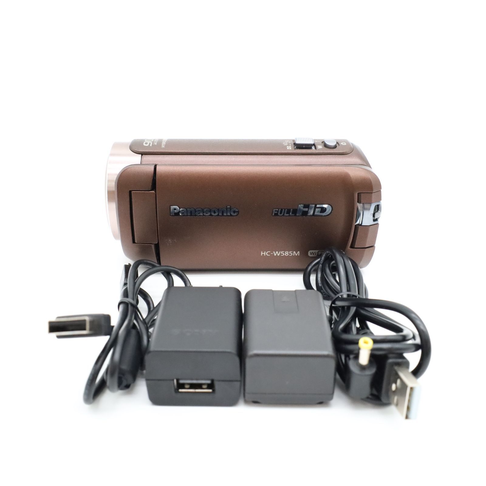 ■美品■ PANASONIC（パナソニック） HC-W585M-T ブラウン ビデオカメラ