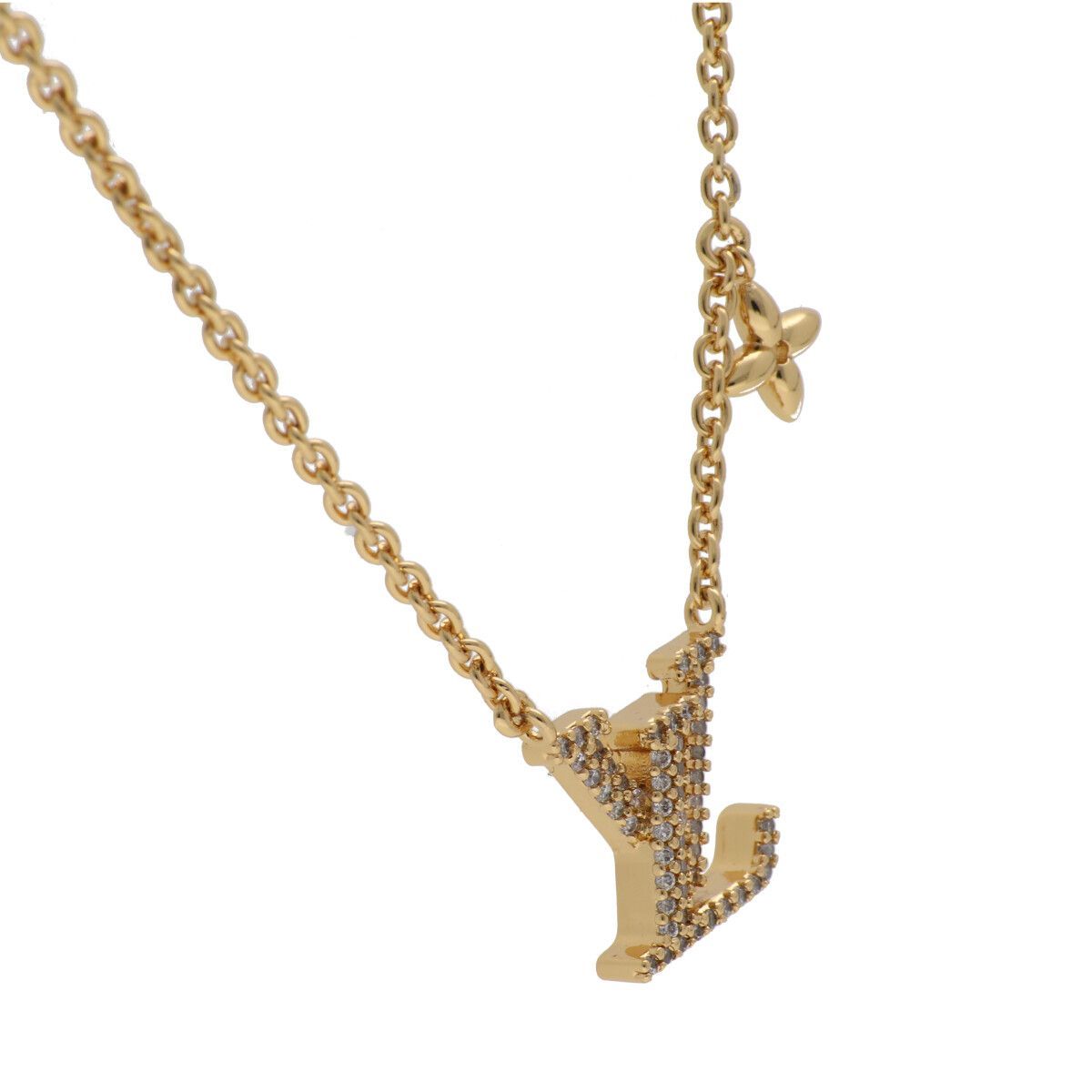 中古】 LOUIS VUITTON ルイヴィトン ネックレス・LV アイコニック 