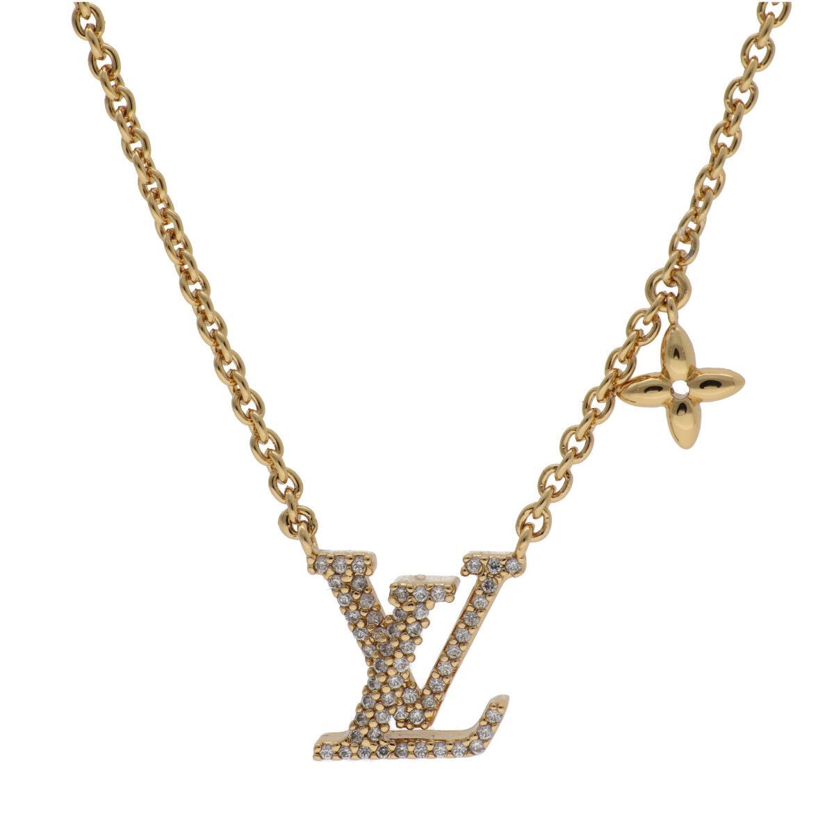 中古】 LOUIS VUITTON ルイヴィトン ネックレス・LV アイコニック 