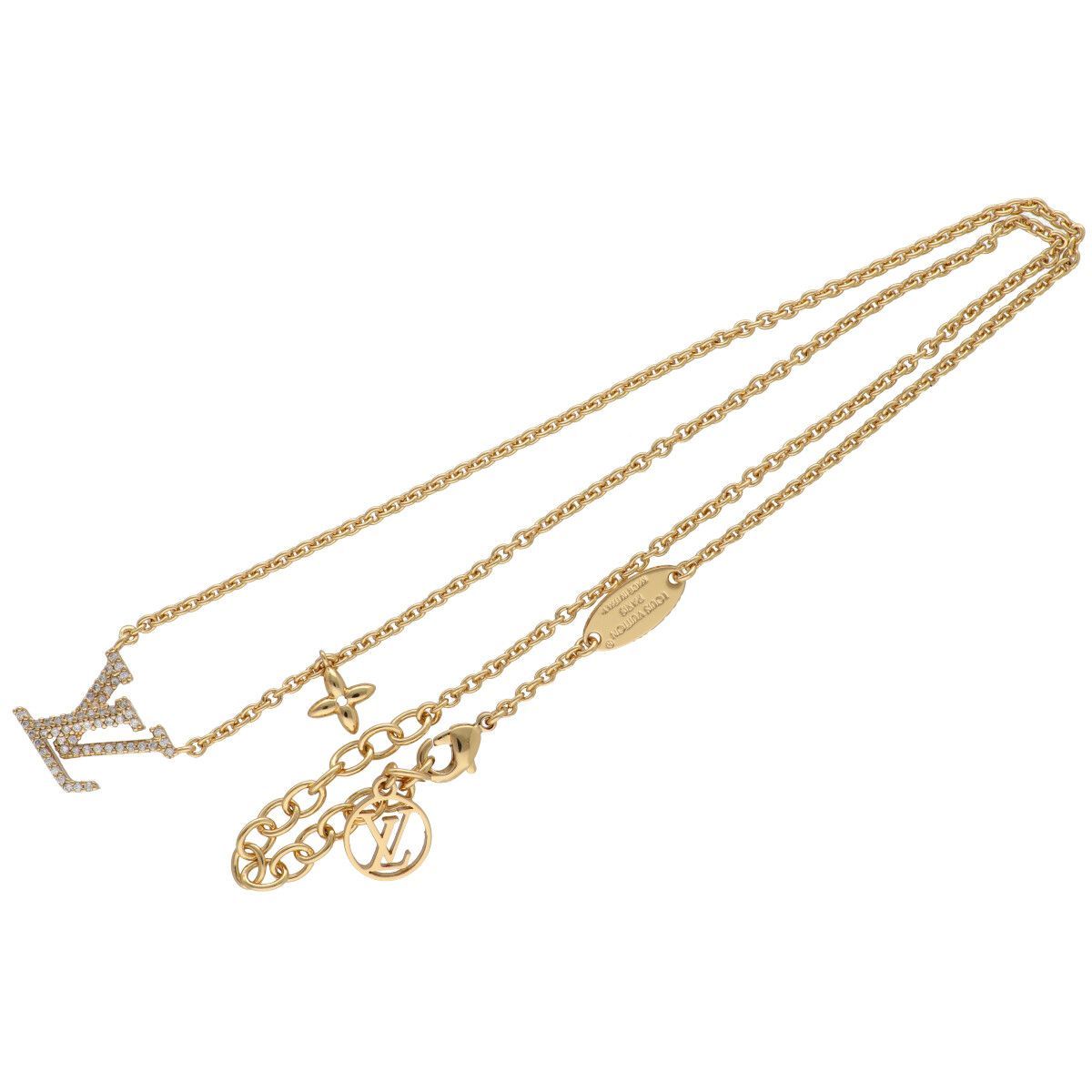 中古】 LOUIS VUITTON ルイヴィトン ネックレス・LV アイコニック 