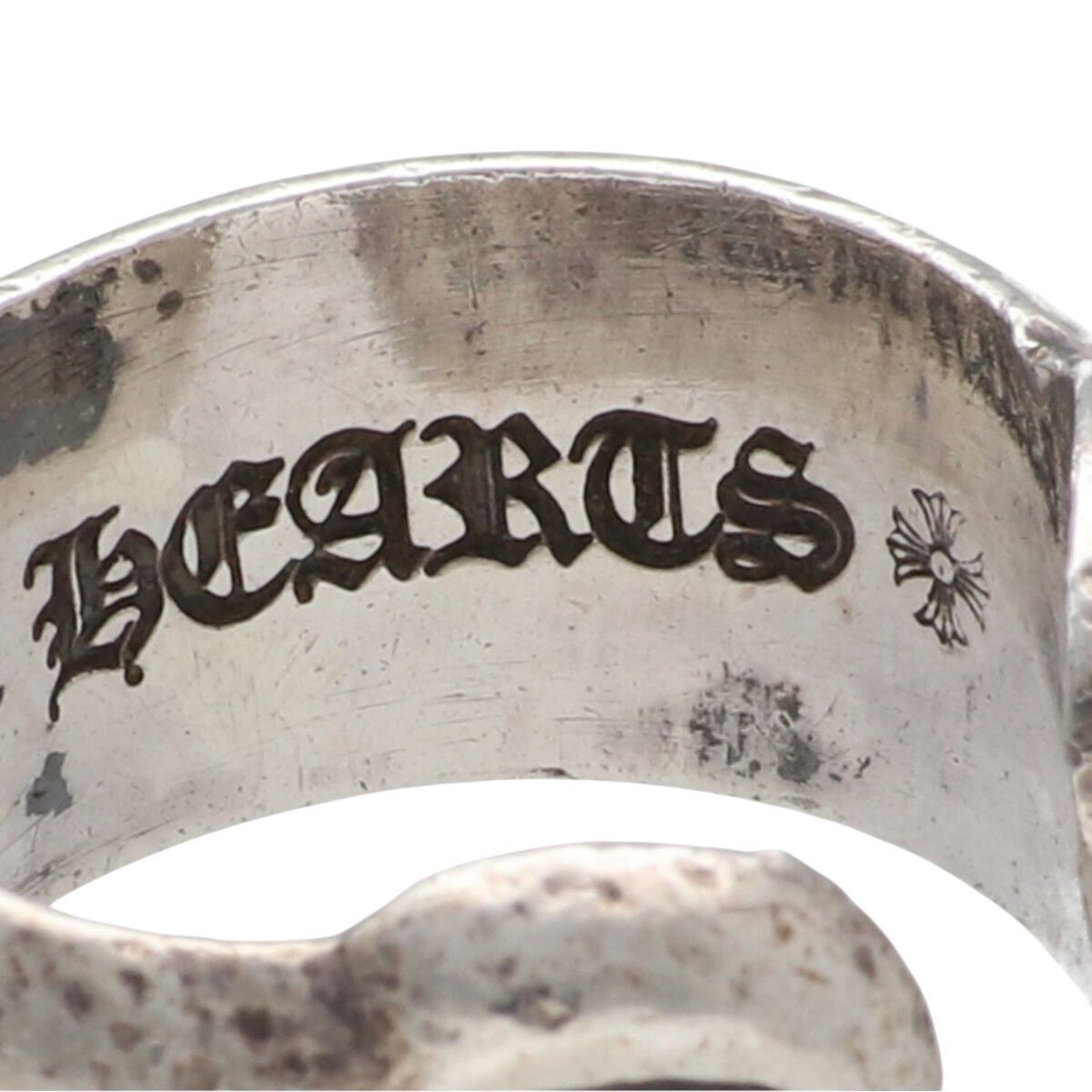 中古】 CHROME HEARTS クロムハーツ スクロールラベルリング スモール 