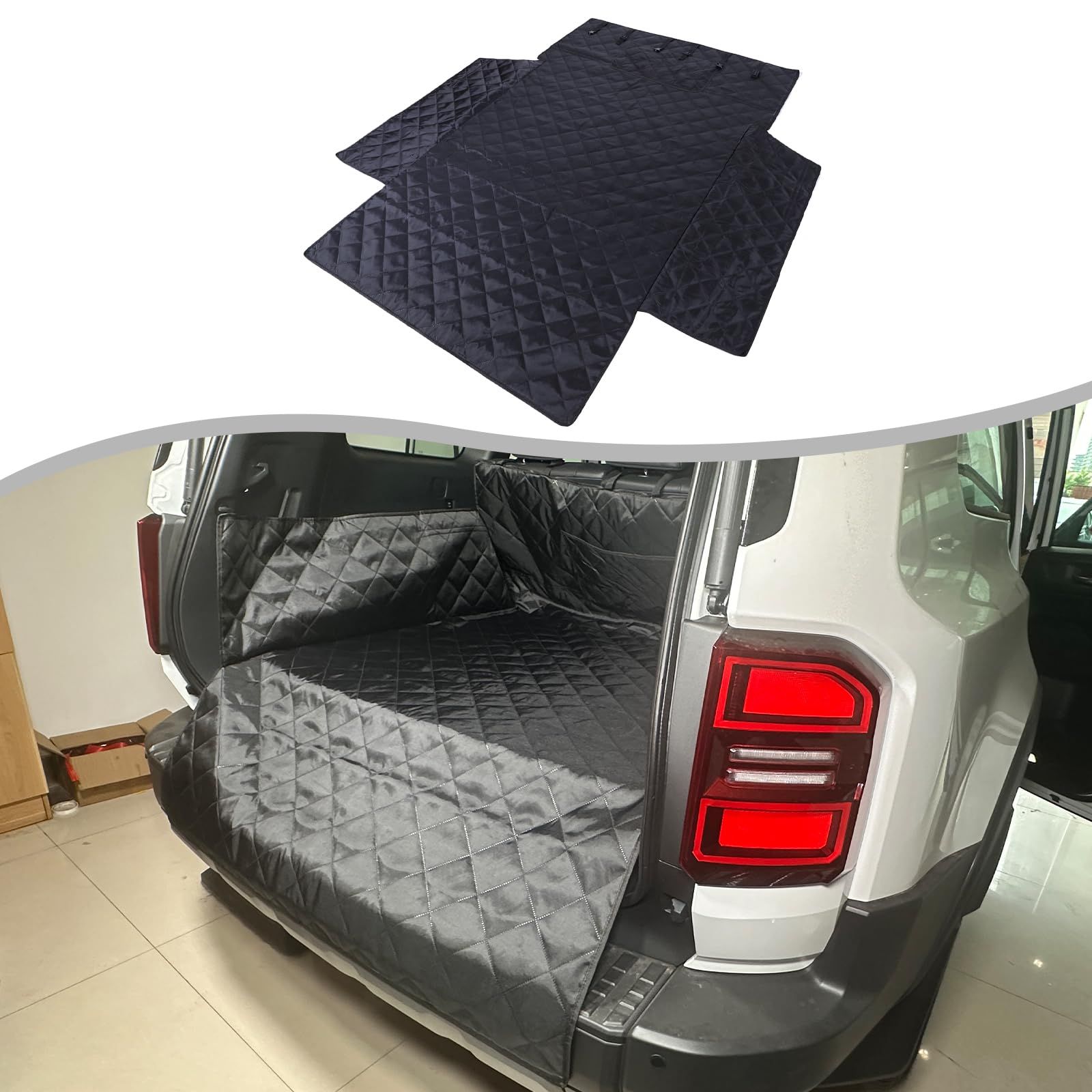 新品 DIYUCAR トヨタ ランドクルーザー250 ランクル250 専用 トランクマット ペットマット 車用ペットシート トランクペットマット 汚れ防止 防水 耐摩 滑り止め 取り付け簡単 折り畳み式 内装パーツ カスタム カー用品 アクセサリー