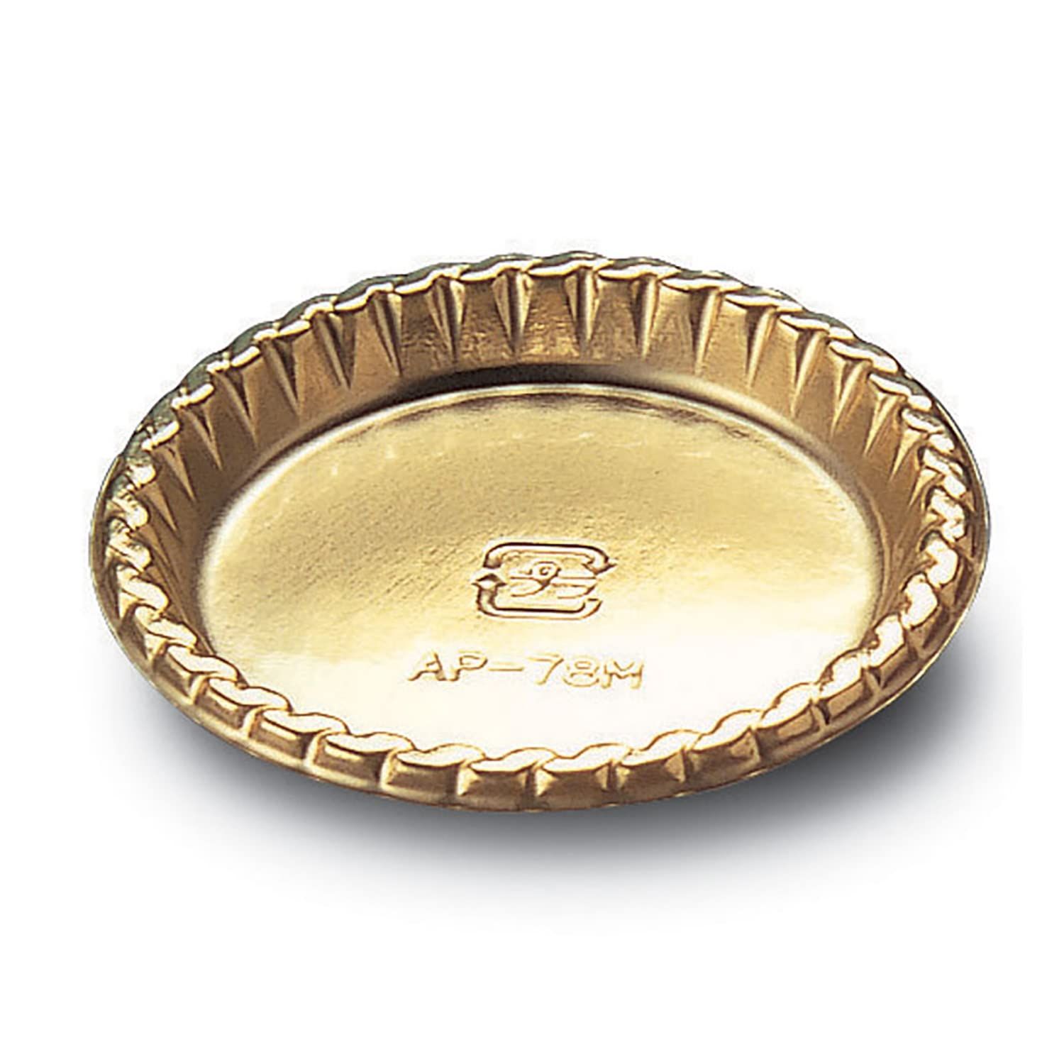 新品 【ケース販売】木村アルミ箔 ケーキ用 金トレー AP-78M 004739300 1ケース(100枚入×5袋 合計500枚)