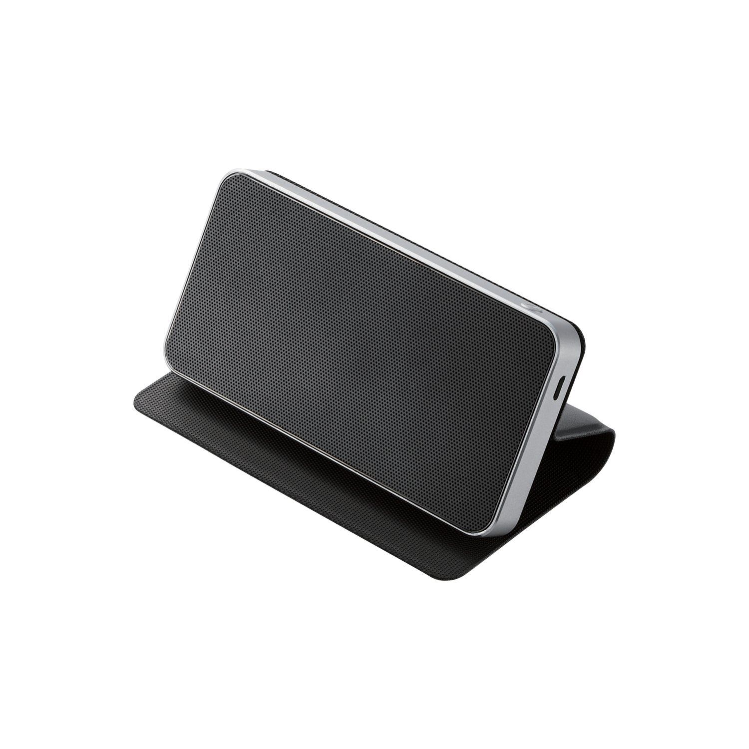 新品 エレコム コンパクトワイヤレススピーカー Bluetooth対応/フラップケース付き ブラック LBT-SPTR02AVBK 16,147円