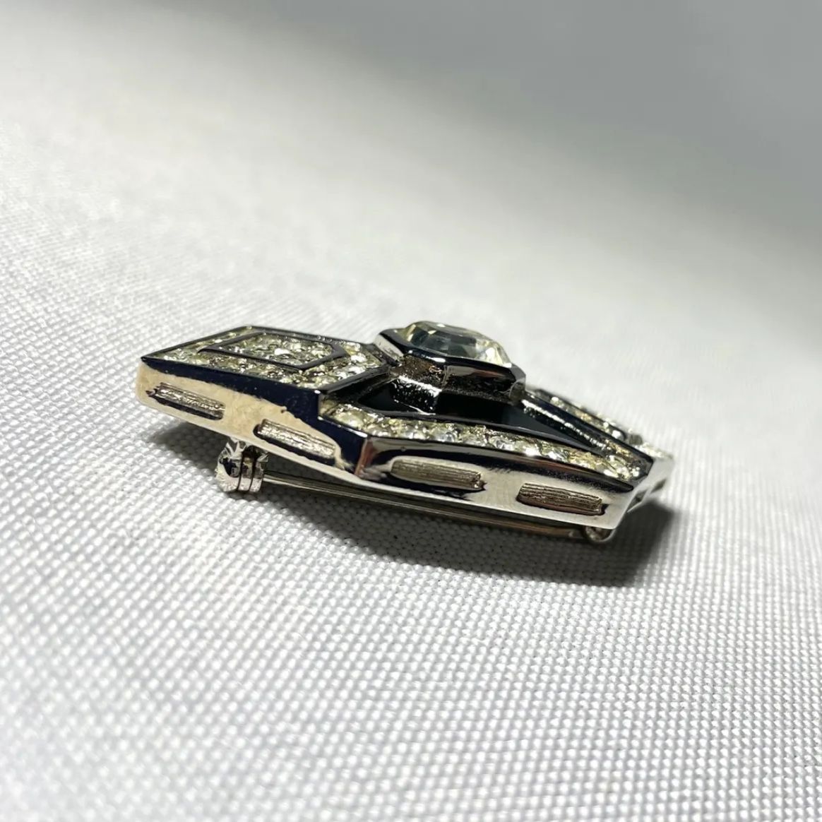 美品 希少 Christian Dior クリスチャンディオール ラインストーン