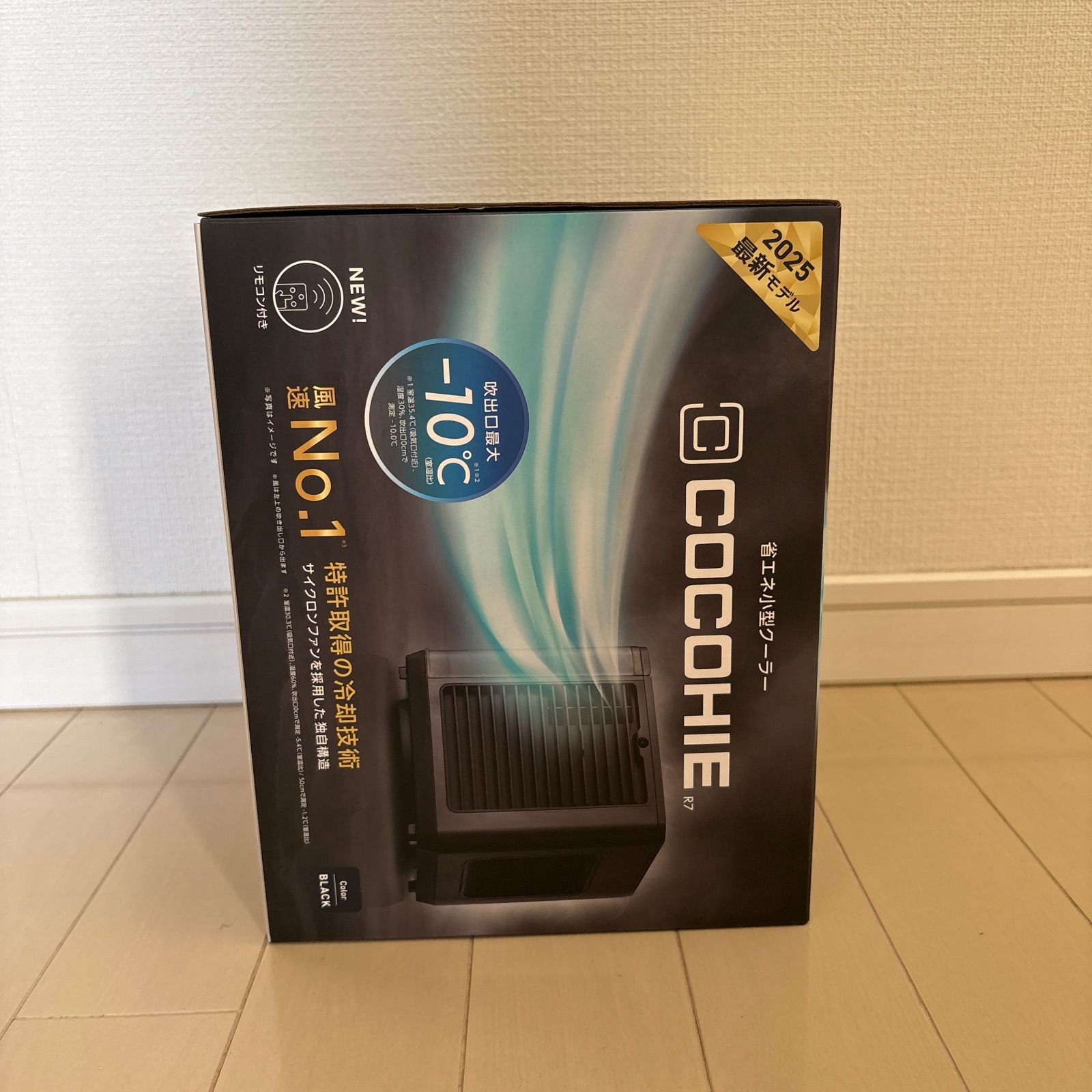 ◽️新品◽️ココヒエCOCOHIE R7 ブラック 冷風機 - メルカリ
