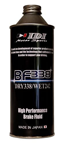 IDI BF338 ブレーキフルード ドライ沸点338℃ 500ml入 透明 サーキット 競技 アイディアイ IDI（アイ・ディ・アイ）kk