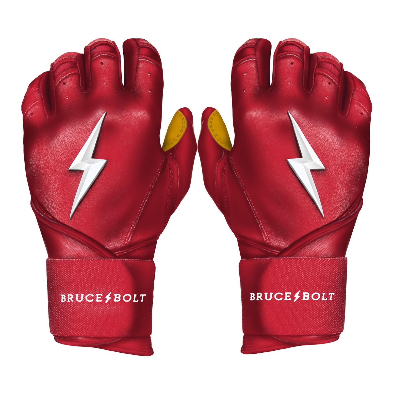 新品 BRUCE BOLT バッティンググローブ オリジナルシリーズ ロングカフ レッド 野球 グローブ スモールサイズ