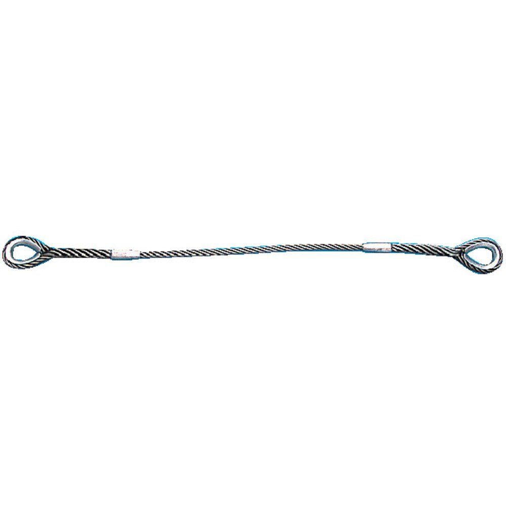 新品 TRUSCO(トラスコ) Wスリング Eタイプ 両端シンブル入り 9mmX2.5m GRE-9S2.5