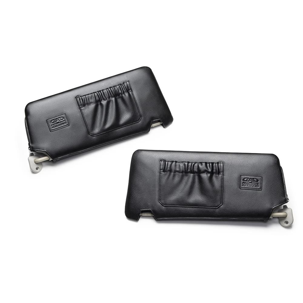 新品 スズキ エブリィワゴン(EVERY WAGON) 型式：DA64W 年式：2005.8～2015.2 【D.A.D サンバイザーカバー タイプ ノーマルレザー】 [運転席ミラー有/助手席ミラー有] DAD ギャルソン KI022-01-01