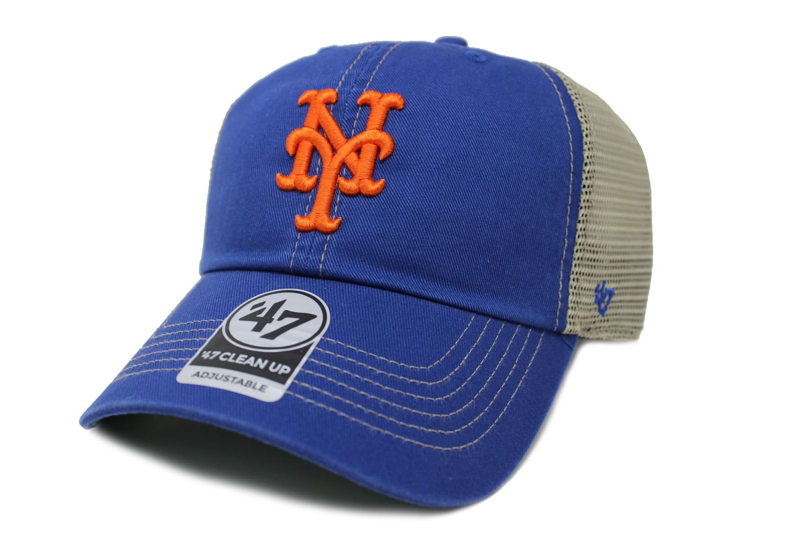 新品 47 Brand (フォーティーセブンブランド) メッシュキャップ TRAWLER 47 CLEAN UP MLB ニューヨーク メッツ