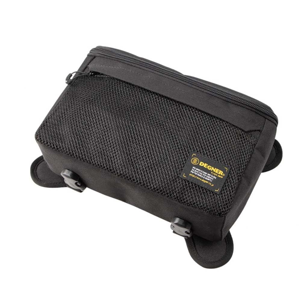 新品 デグナー (DEGNER) マグネット式 タンクバッグ 3リットル オートバイ用 NB-196 (ブラック)