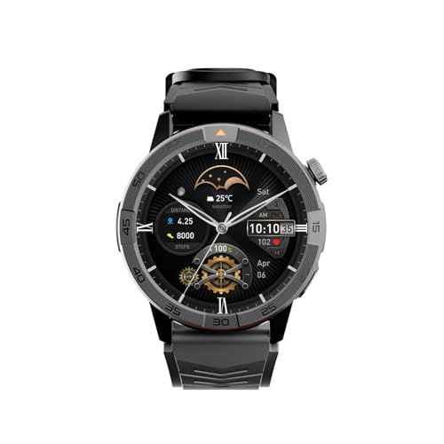 AGM Legion Pro スマートウォッチ Bluetooth通話対応 GPS搭載 オフラインマップ 50m防水 耐衝撃 1.43インチAMOLED大画面 心拍・睡眠・ストレス監測 健康管理 iOS/Android対応 100種スポーツモ 735e3704