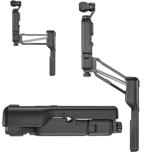 Osmo Pocket 3 ハンドヘルド スタビライザーマウント DJI Pocket 3 対応 保護ケース折りたたみ式 アダプター 簡単な取り付け,1/4ネジ穴付きp 5a42b055