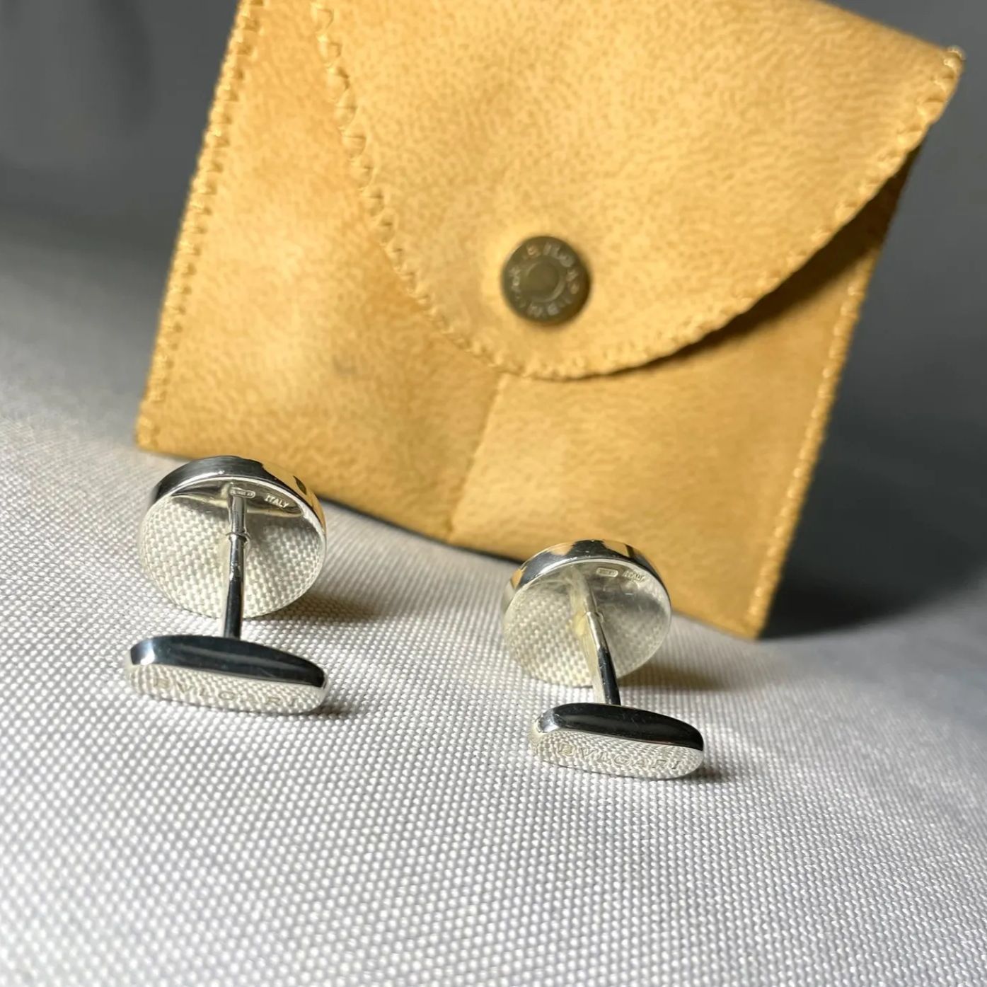 美品 希少 BVLGARI ブルガリ ブラックオニキス & スターリングシルバー