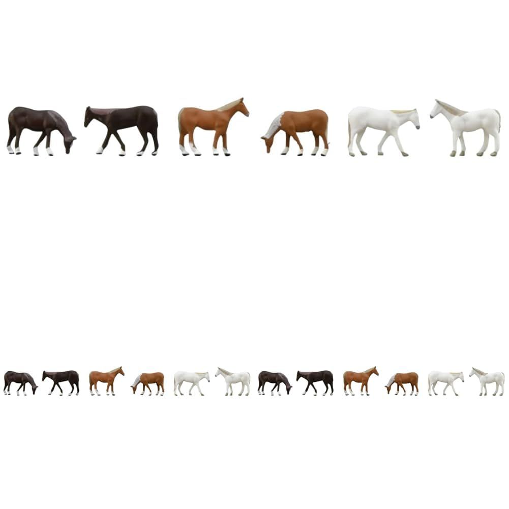 新品 トミーテック(TOMYTEC) 情景コレクション ザ・動物 108 牧場の馬 ジオラマ用品 (× 3)