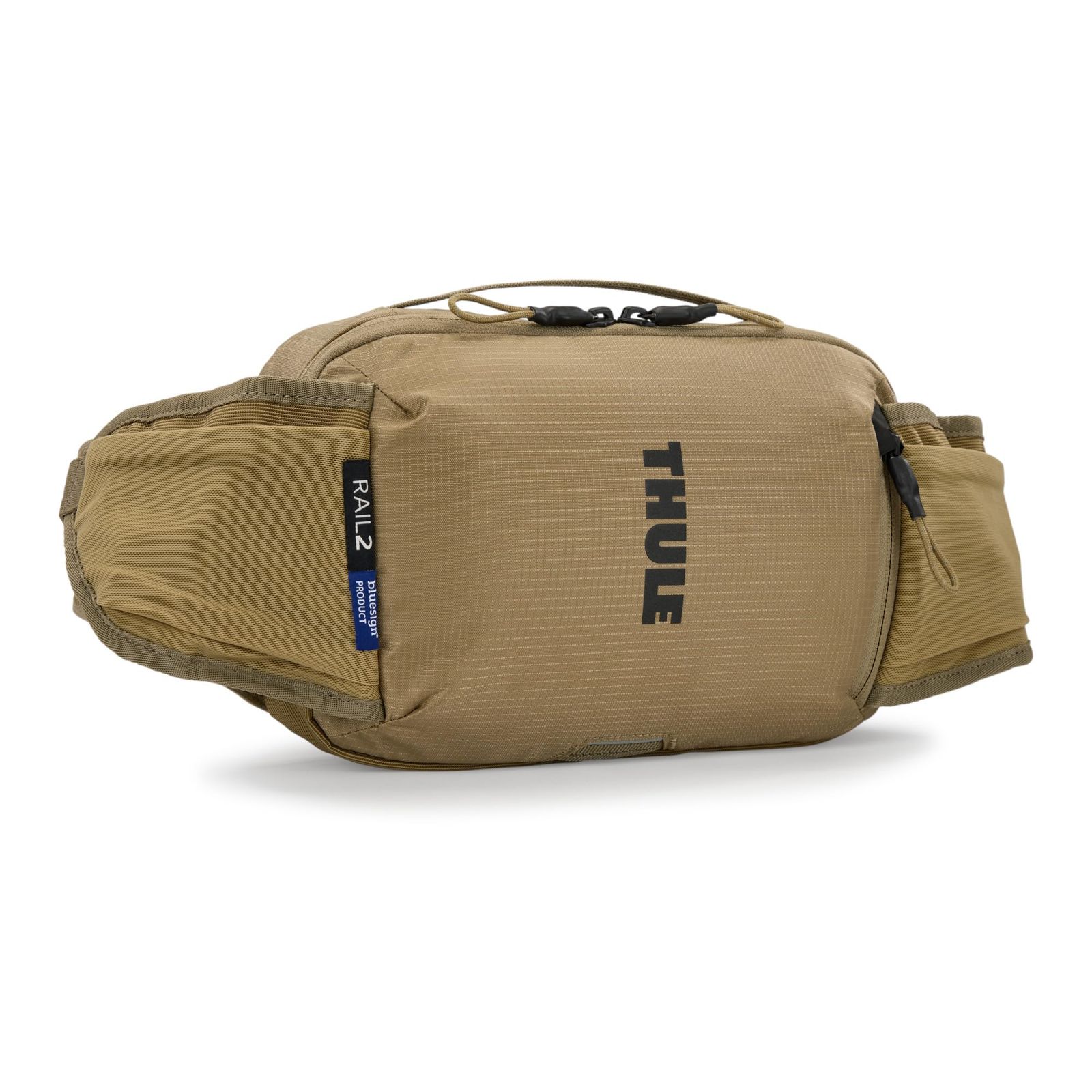 新品 THULE(スーリー) ウェストポーチ Thule Rail Hip Pack 2L サイドポケット 通気性 3205305 Faded Khaki