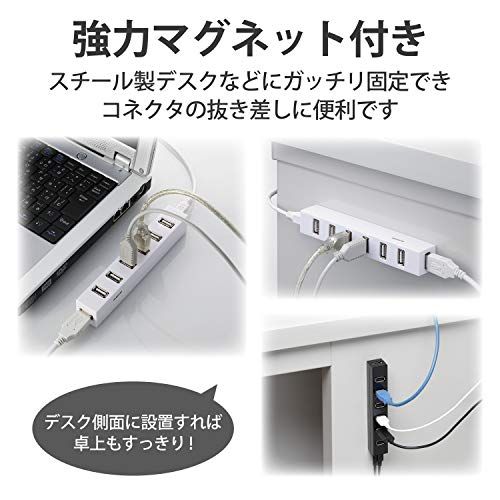 ELECOM 7ポートUSBハブ U2H-Z7SBK送料無料 491564ca ELECOM 7ポートUSBハブ U2H-Z7SBK送料無料 491564ca