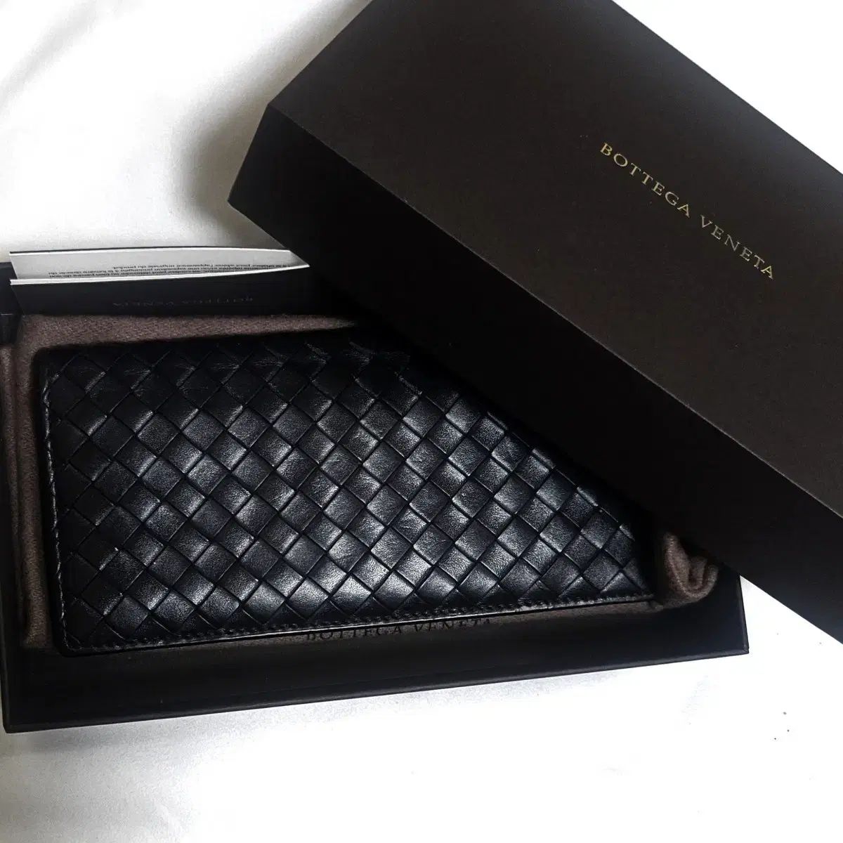 BOTTEGA VENETA ボッテガ・ヴェネタ ブラック カードウォレット (フルセット)