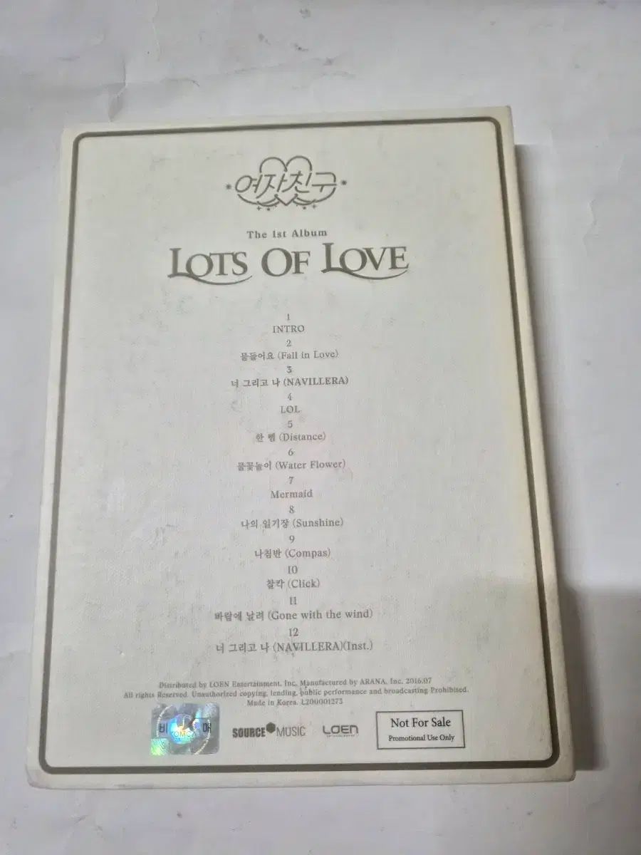 GFRIEND(ジーフレンド) Lots of Love サイン入り サイン cd です
