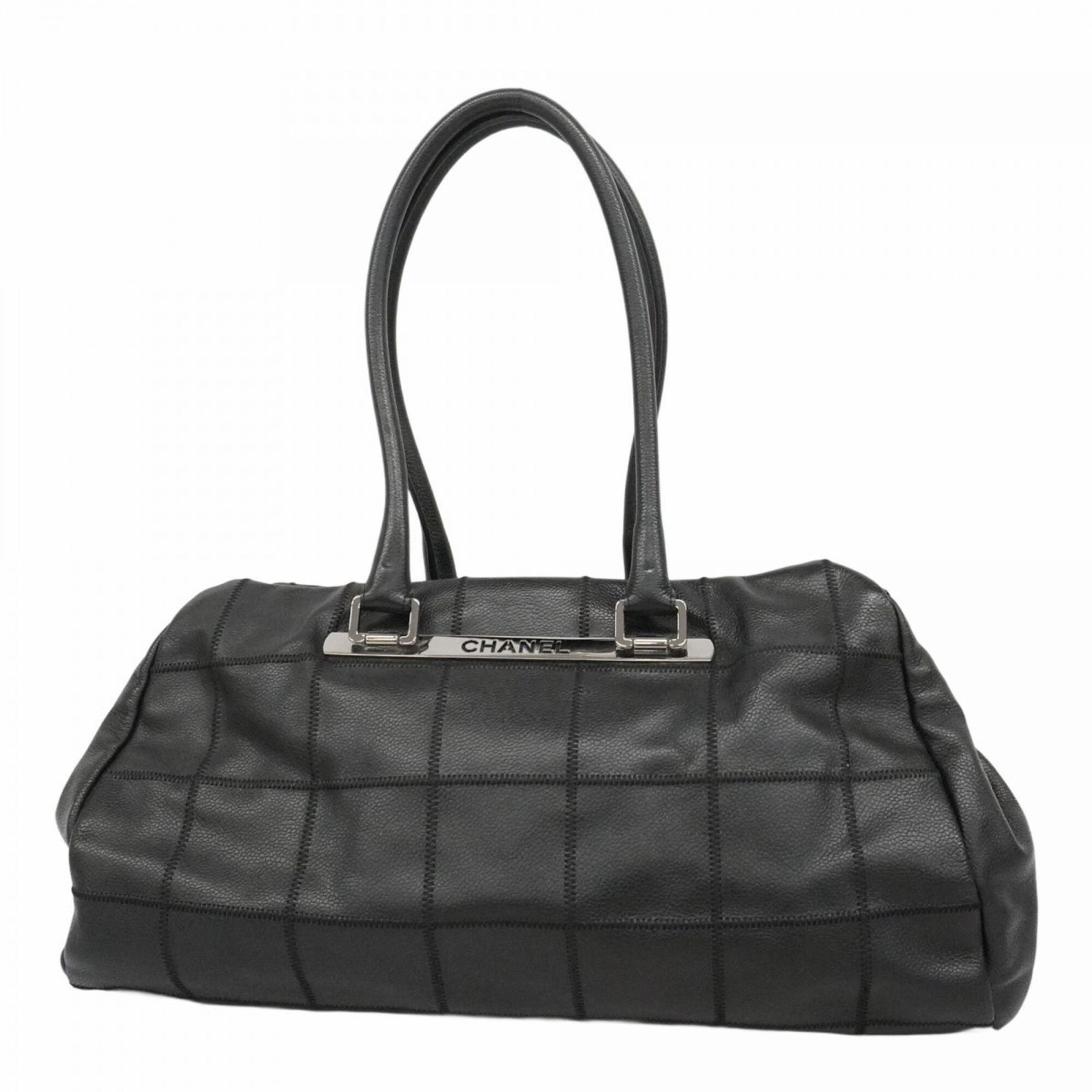 超美品 CHANEL シャネル　チョコバー　がま口　ハンドバッグ 超美品 CHANEL 【公式通販】 ハンドバッグ がま口 チョコバー シャネル