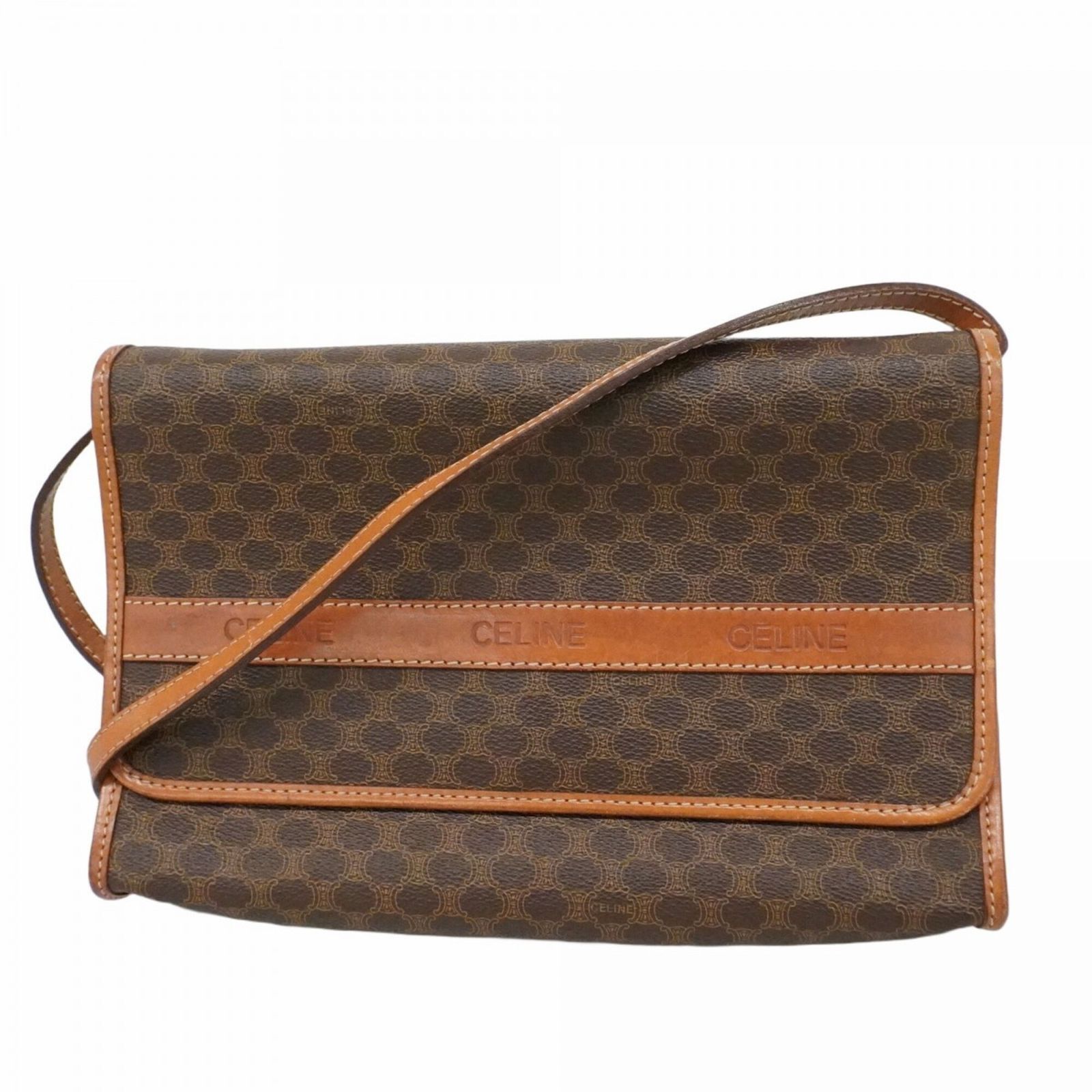 セリーヌ(Celine) セリーヌ ショルダーバッグ マカダム ブラウン
