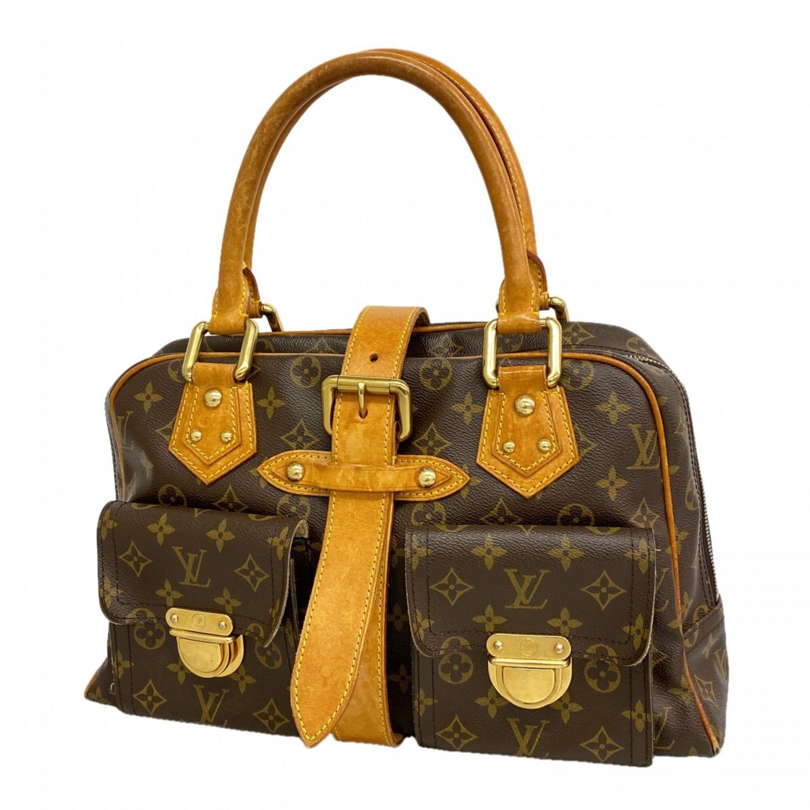 ルイ・ヴィトン(Louis Vuitton) ルイ・ヴィトン ハンドバッグ モノグラム マンハッタンGM M40025 ブラウンレディース