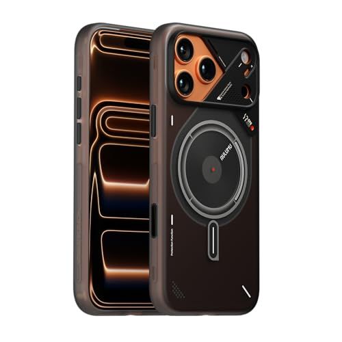 【未来感デザイン・手に馴染む質感】Aulumu A17 iPhone 17 Pro ケース MagSafe対応 CoolHyper冷却システム搭載 カメラコントロールカバー 急速充電対応 マグネット搭載 耐衝撃 高耐久 蓄光ライン いphon b3d99e0a