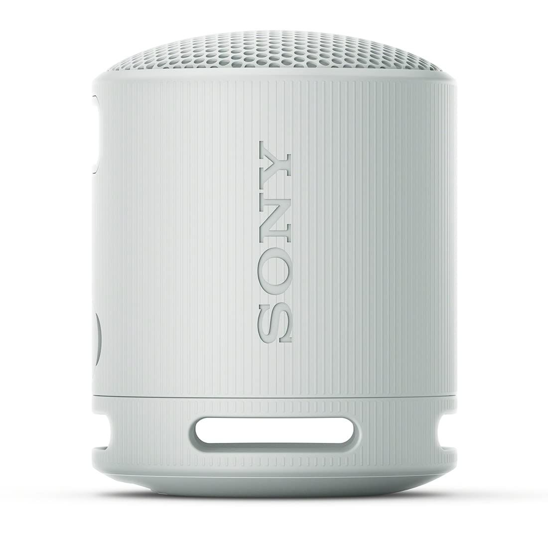 ソニー(SONY) ワイヤレススピーカー SRS-XB100:クリアな と重低音再生/防水・防塵対応 IP67/ロングバッテリー内蔵 約16時間/ハンズフリー通話対応/ステレオペア機能搭載/USB Type-C充電 グレ [グレー] [2) 2023年モデル]
